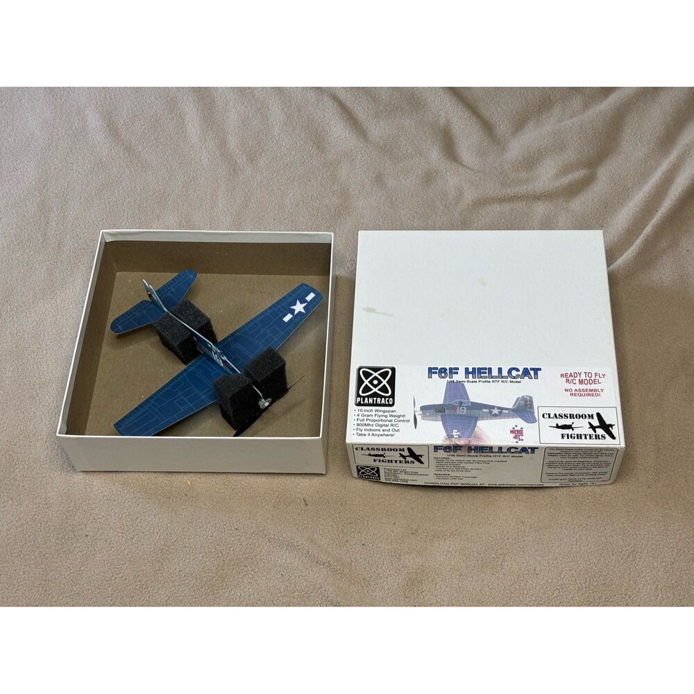 Plantraco F6F Hellcat 1/48 Semi-Scale Profile RTF R/C Model Plane